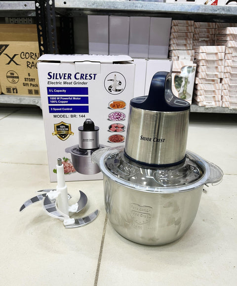 5 Litre Stainless Steel Electric Meat Grinder